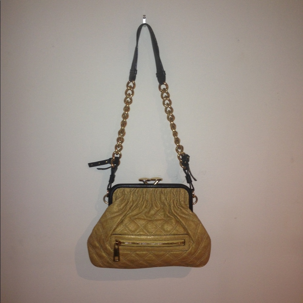 MARC JACOBS LITTLE STAM GOLD BAG